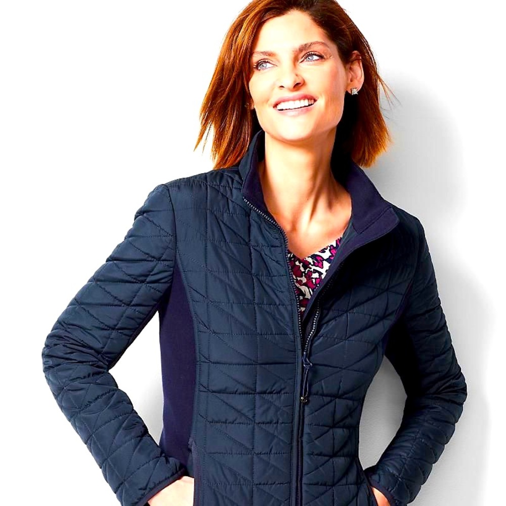 Talbots petite quilted jacket.